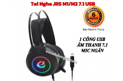 TAI NGHE GAMMING JRS M1/M2 LED - 7.1 USB 